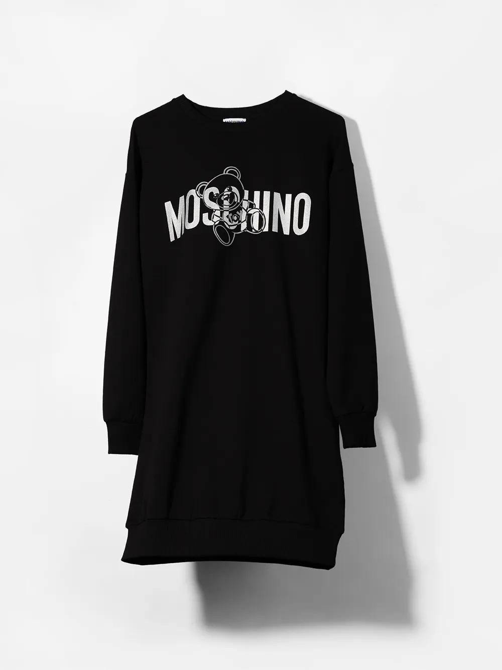 фото Moschino kids платье-джемпер teddy bear