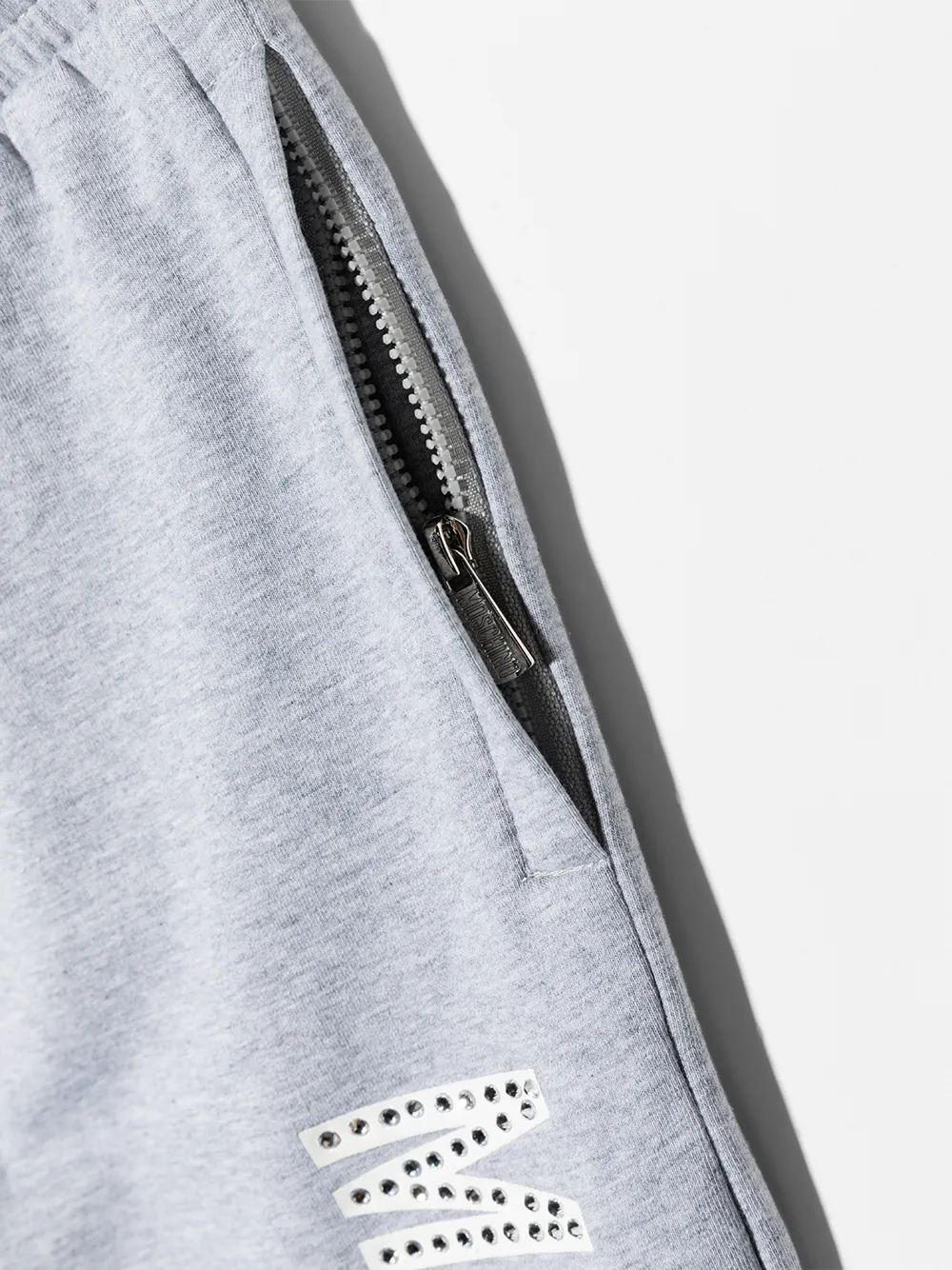 фото Moschino kids спортивные брюки с кристаллами