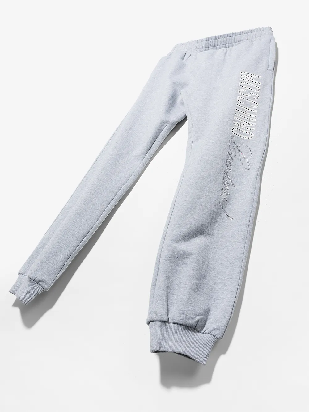 фото Moschino kids спортивные брюки с кристаллами