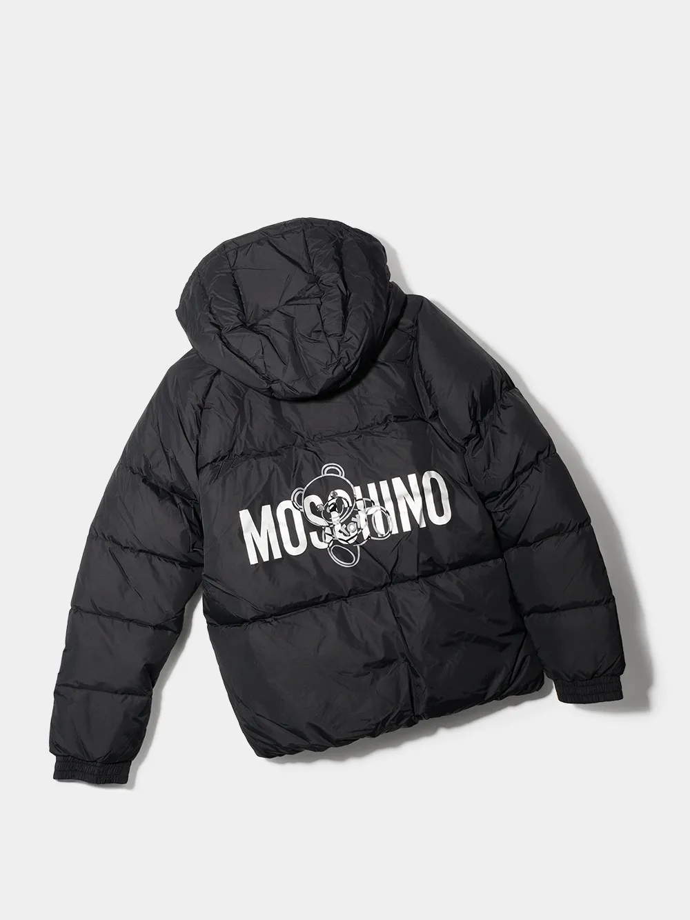 фото Moschino kids пуховик с логотипом