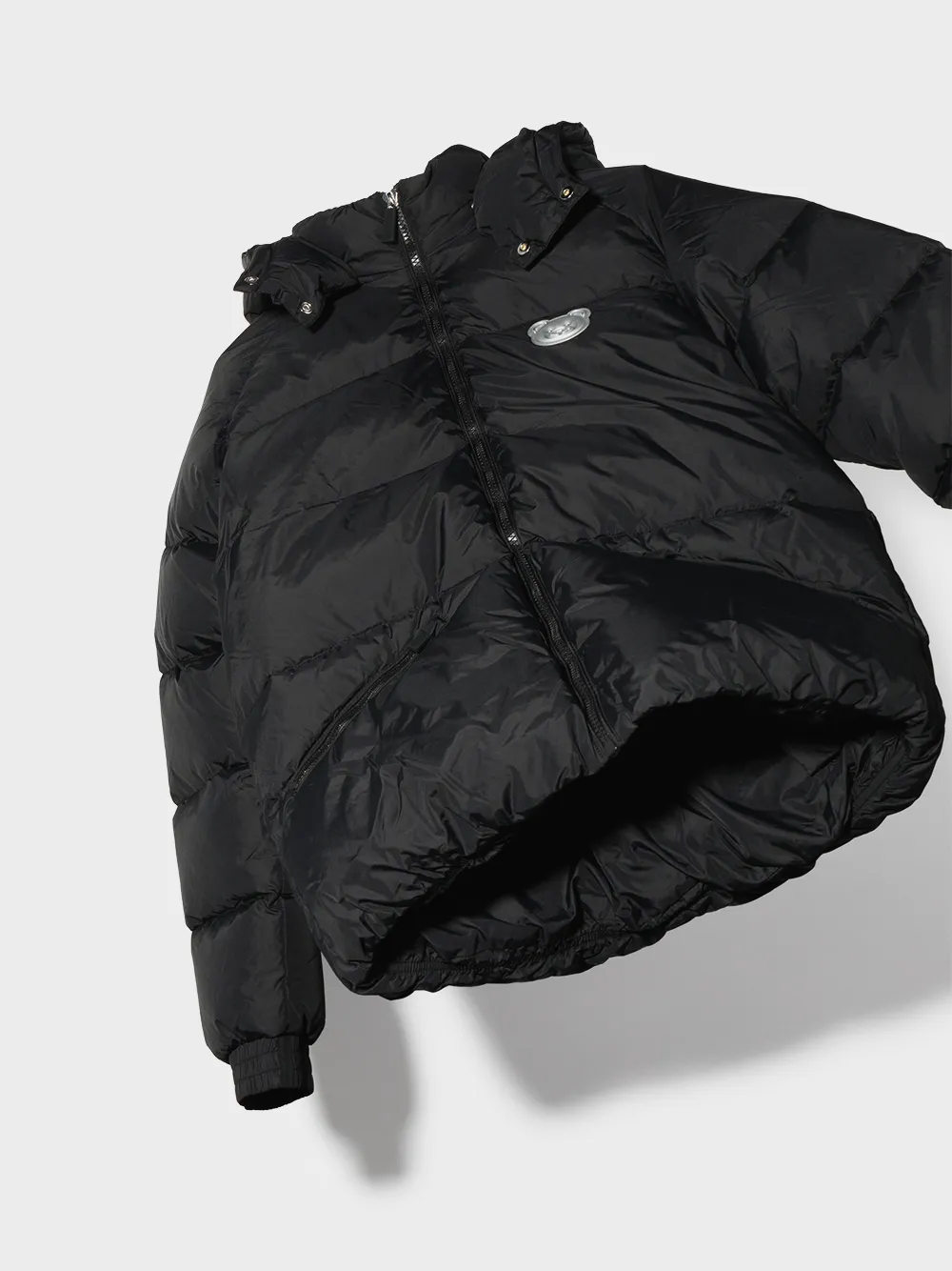 фото Moschino kids пуховик с логотипом