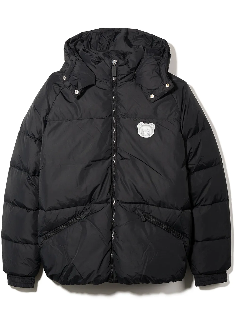 фото Moschino kids пуховик с логотипом