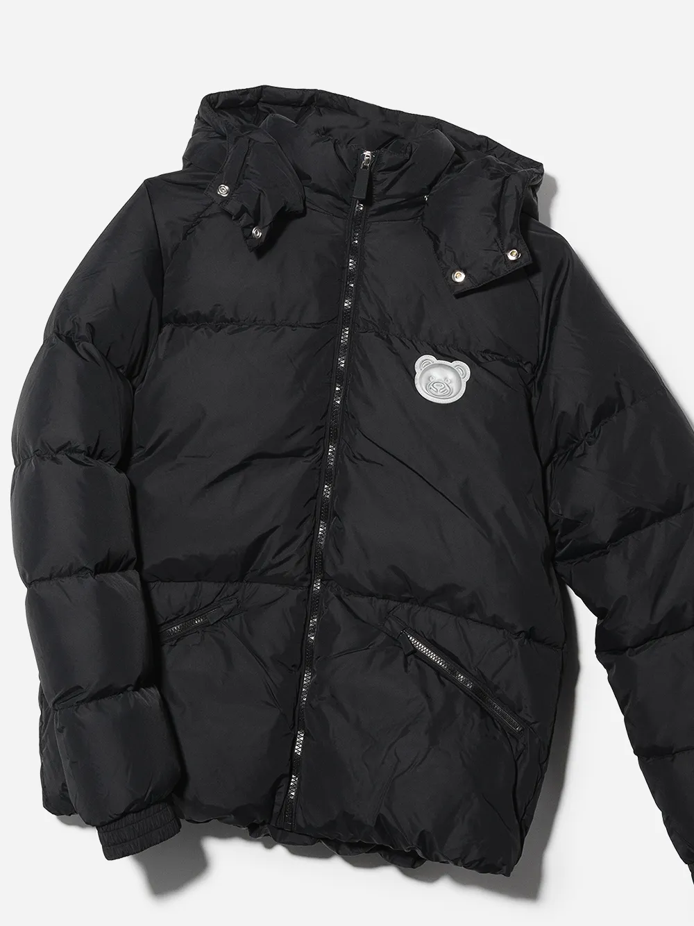 фото Moschino kids пуховик с логотипом