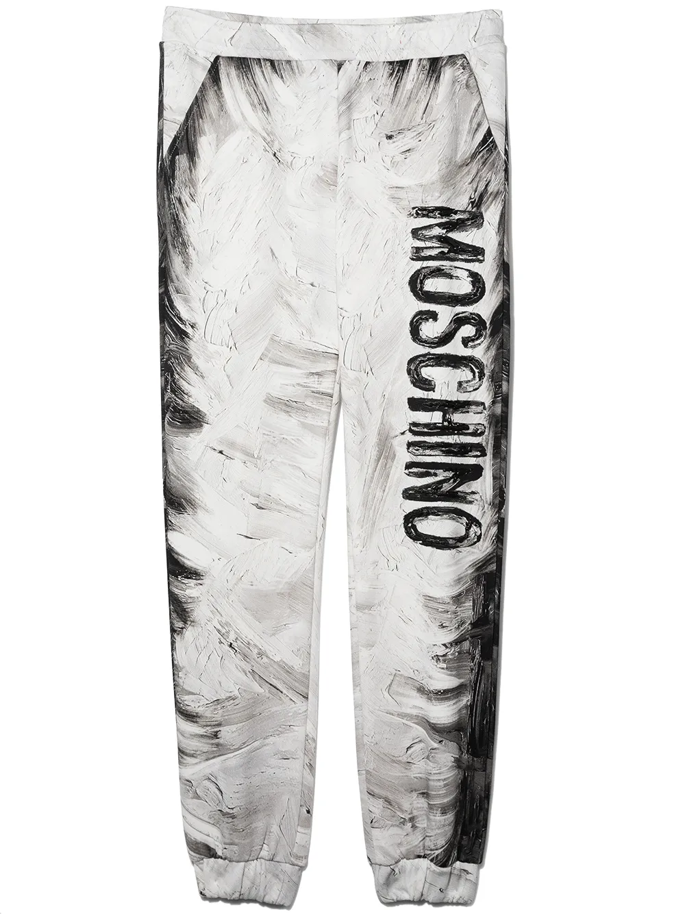 фото Moschino kids спортивные брюки paintings