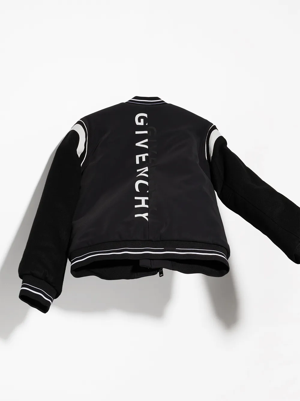 фото Givenchy kids бомбер на молнии с логотипом
