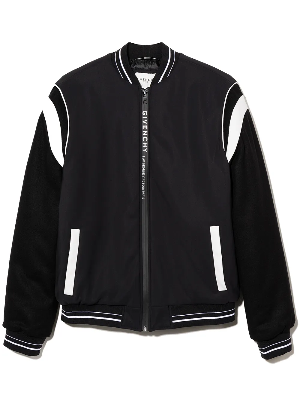 фото Givenchy kids бомбер на молнии с логотипом