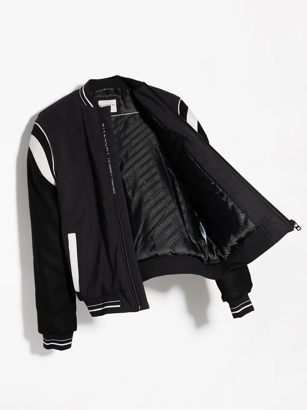 фото Givenchy kids бомбер на молнии с логотипом