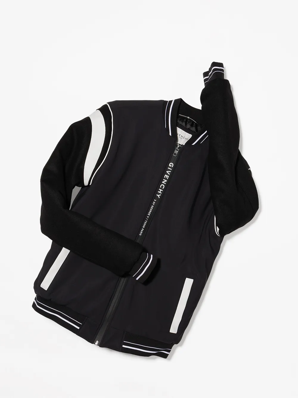 фото Givenchy kids бомбер на молнии с логотипом