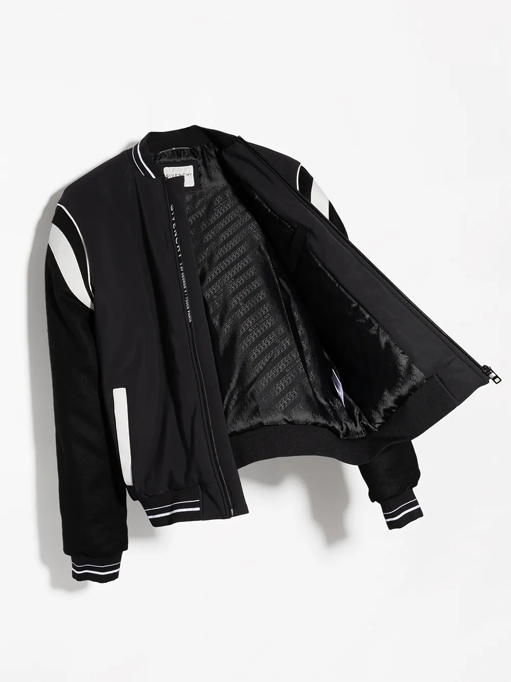 фото Givenchy kids бомбер на молнии с логотипом