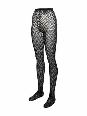 Fashion Black Louis Vuitton Luxury Tights - one size - Luxe Finds UK