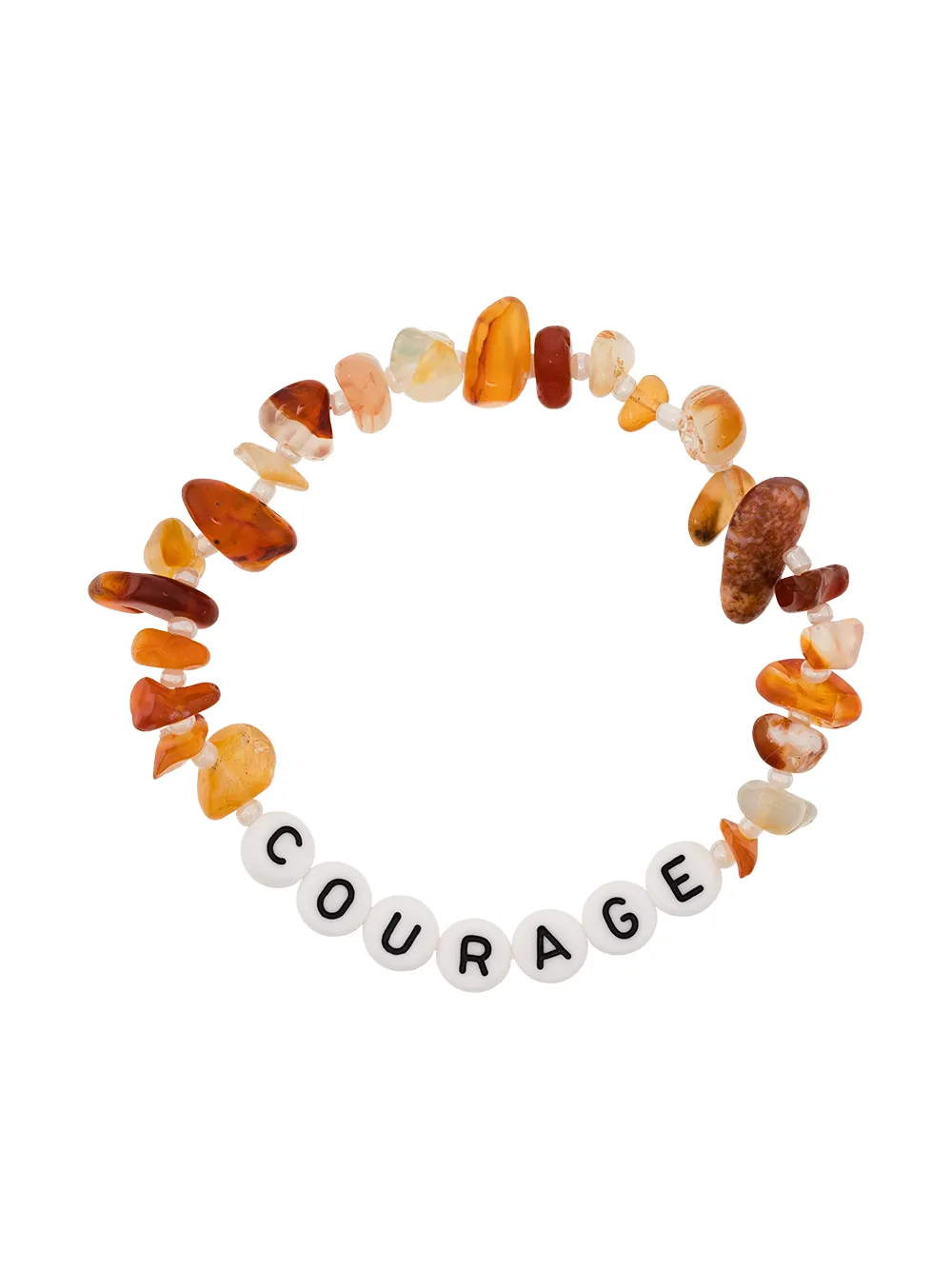 Image 1 of TBalance Crystals Courage beaded bracelet