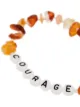 TBalance Crystals Courage beaded bracelet