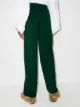 Thebe Magugu split-hem knitted trousers