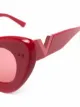 Valentino Eyewear cat eye-frame VLogo sunglasses