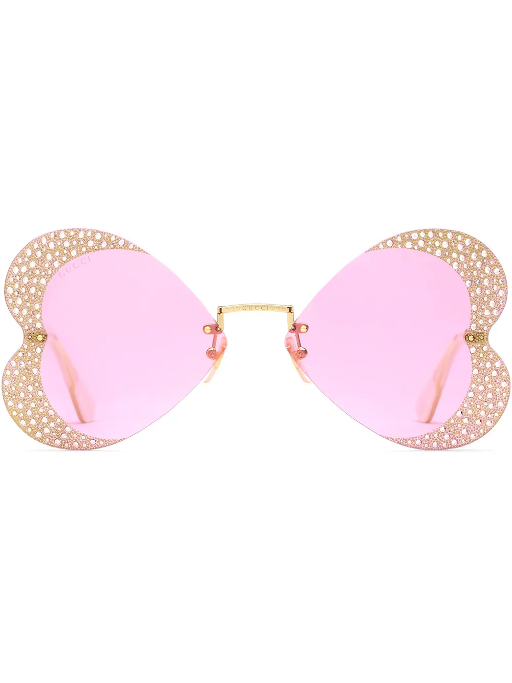 Heart shaped hotsell sunglasses gucci