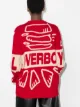 Charles Jeffrey Loverboy Loverboy logo intarsia wool-blend jumper