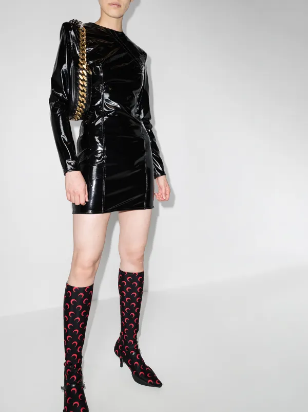 Patent leather dress on sale boots