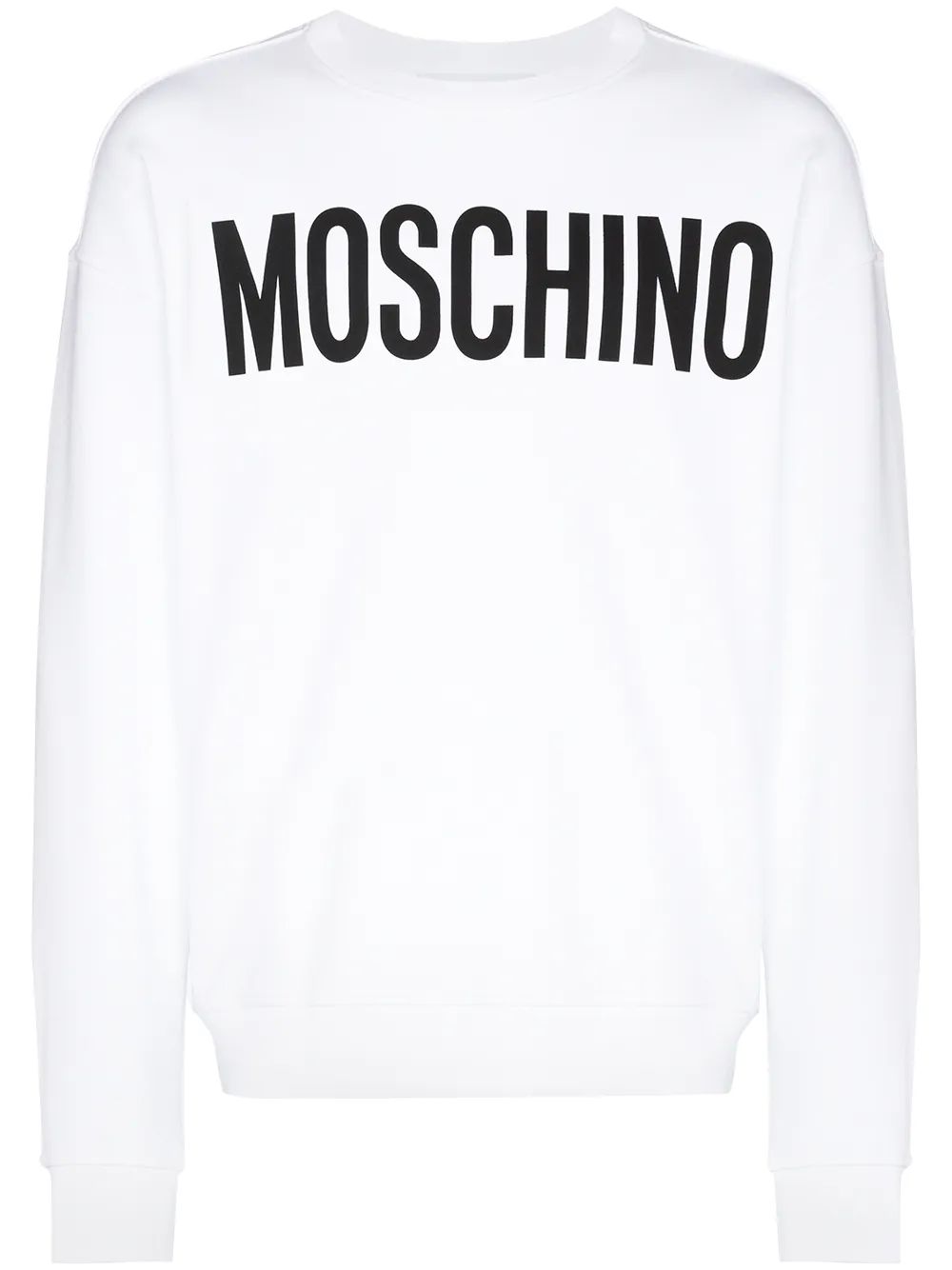 

Moschino logo-print crew neck sweatshirt - White