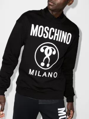 moschino jumper mens black