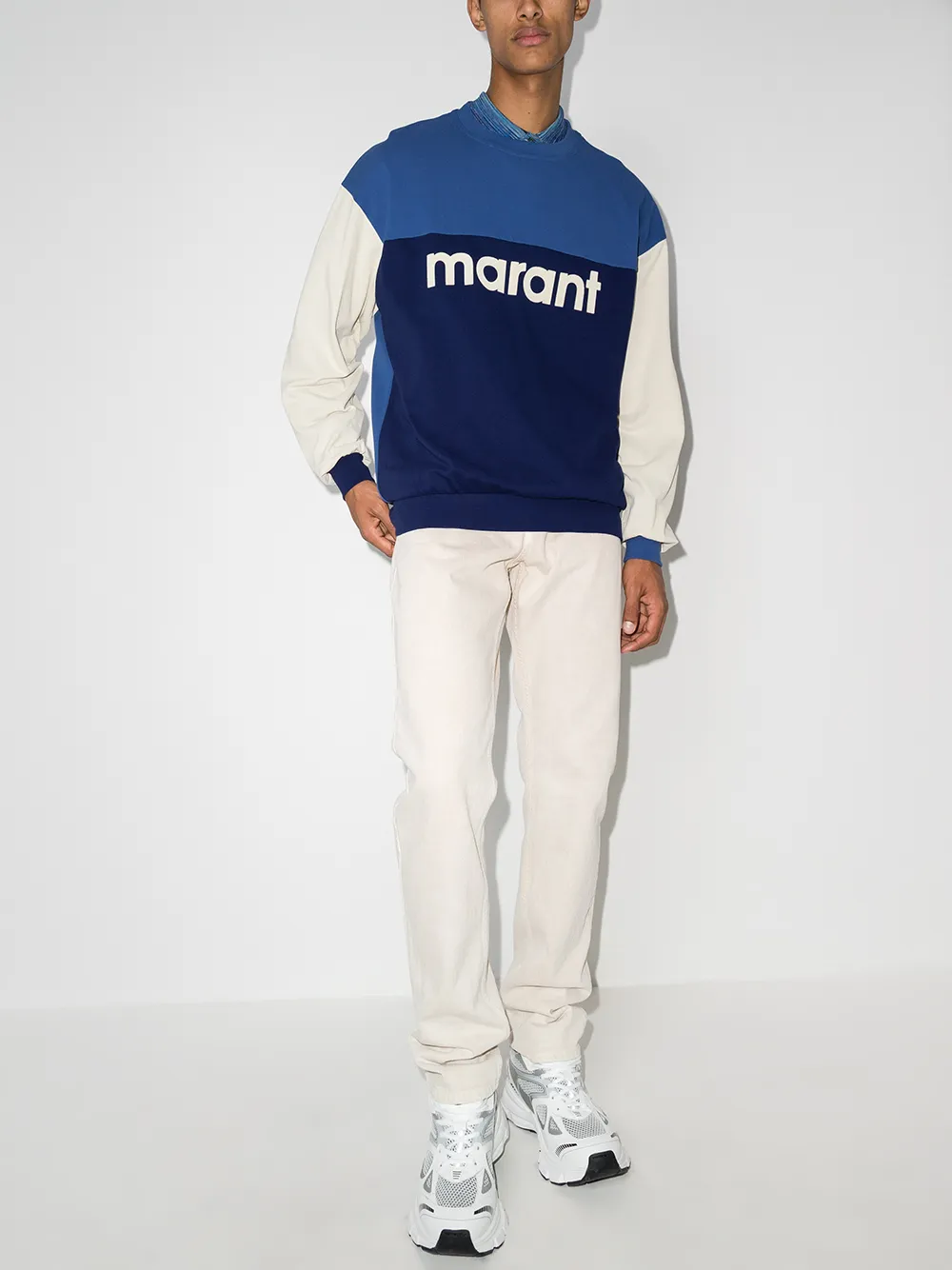 фото Isabel marant толстовка aftone с логотипом
