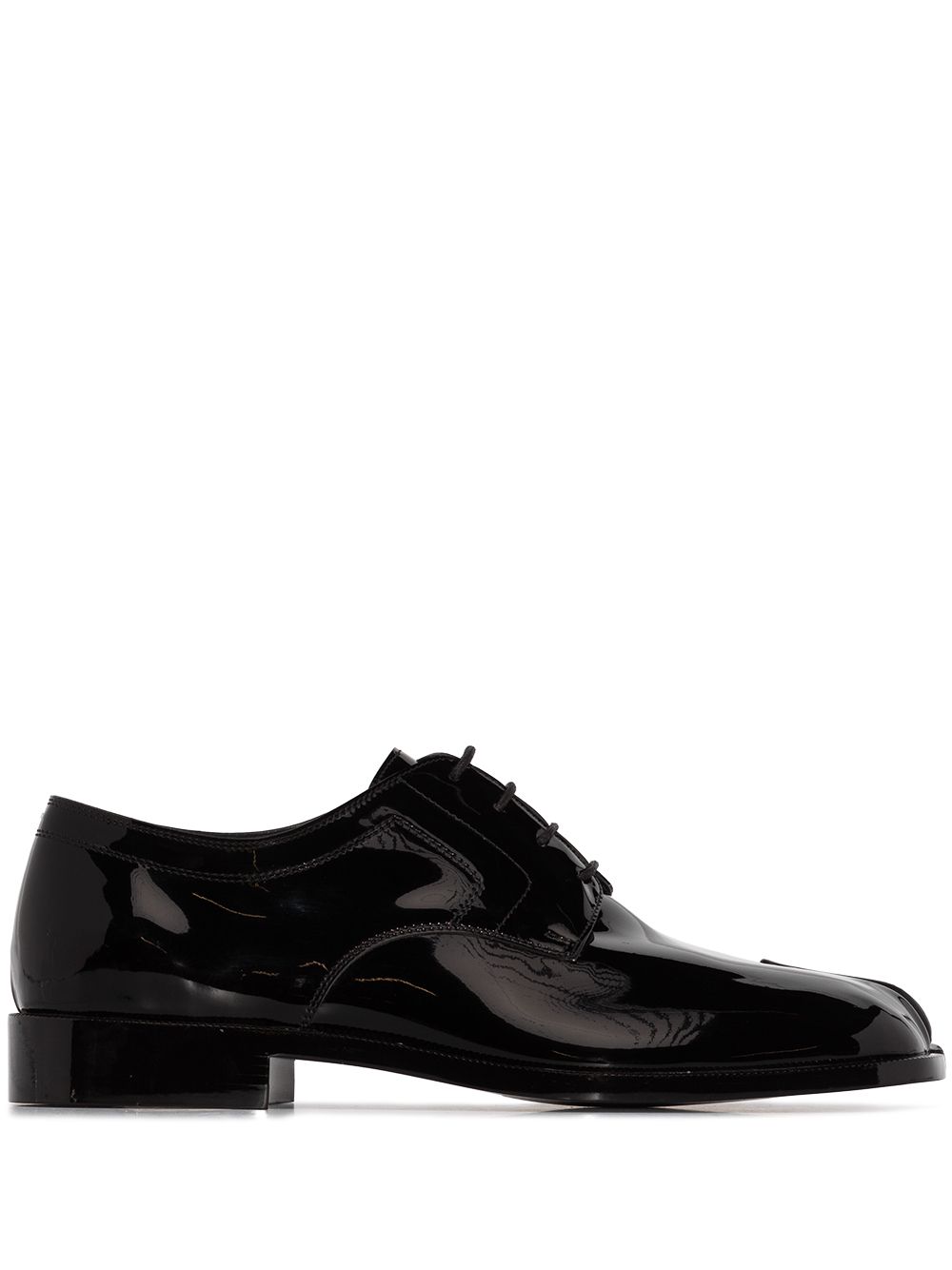 Maison Margiela Tabi leather lace-up shoes