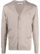 Image 1 of Maison Kitsuné fox-patch wool cardigan
