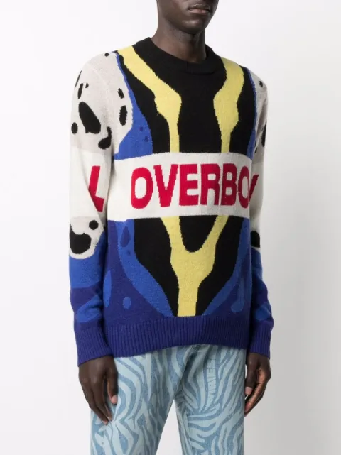 Charles Jeffrey Loverboy logo-jacquard knit jumper - FARFETCH