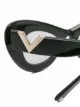 Valentino Eyewear Óculos de sol gatinho com detalhe de logo