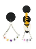 Amir Slama drop earrings - Black