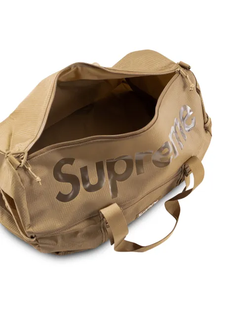 supreme logo duffle bag