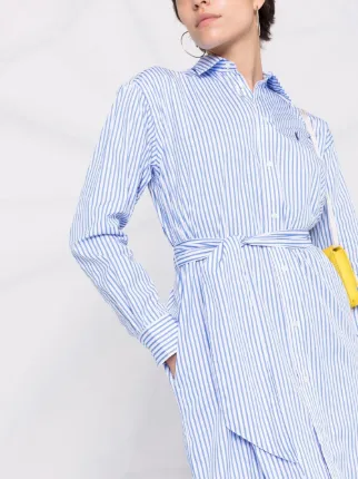 Polo Pony striped shirt dress展示图