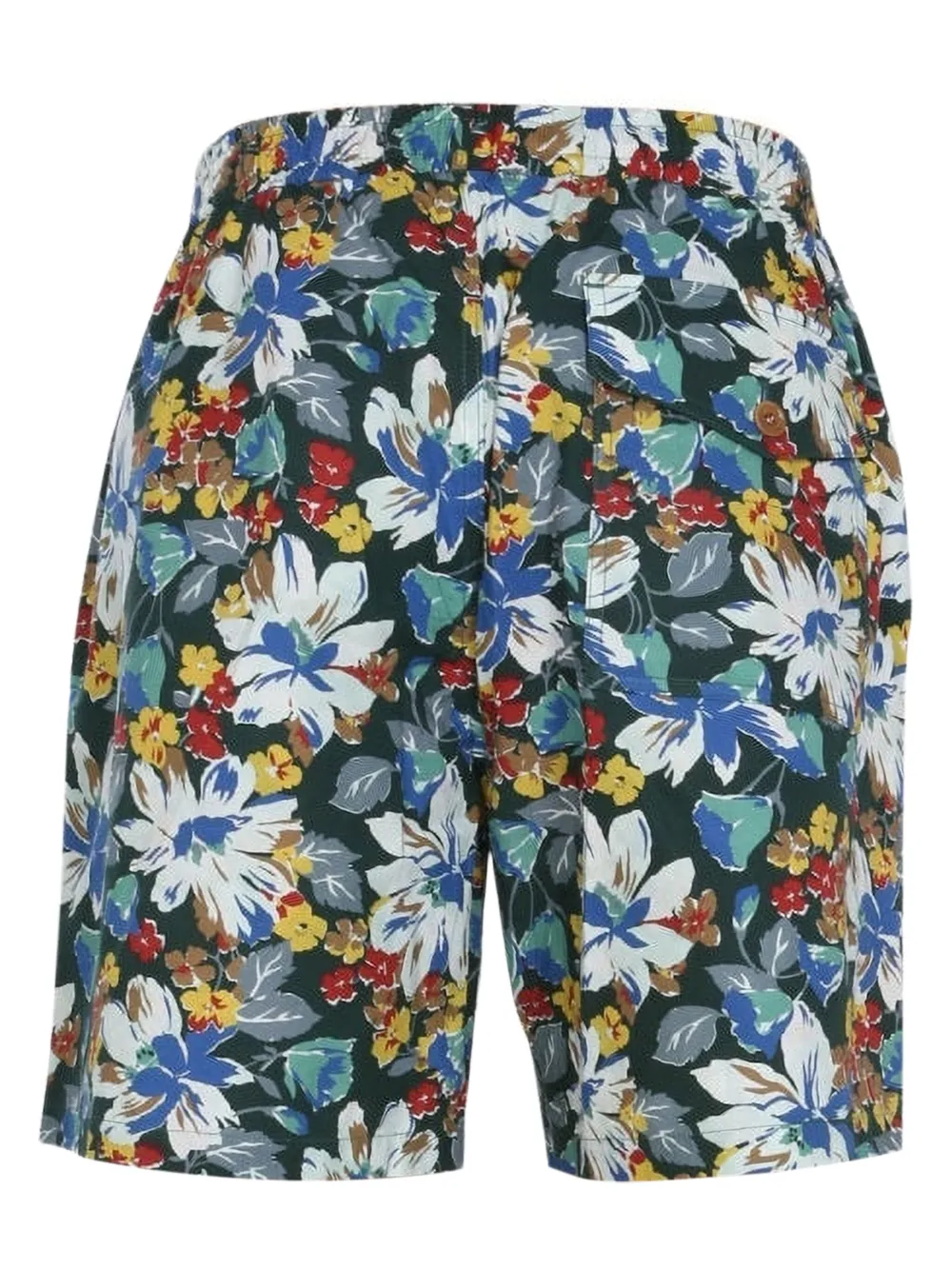  Ymc Floral-print Shorts - Green 