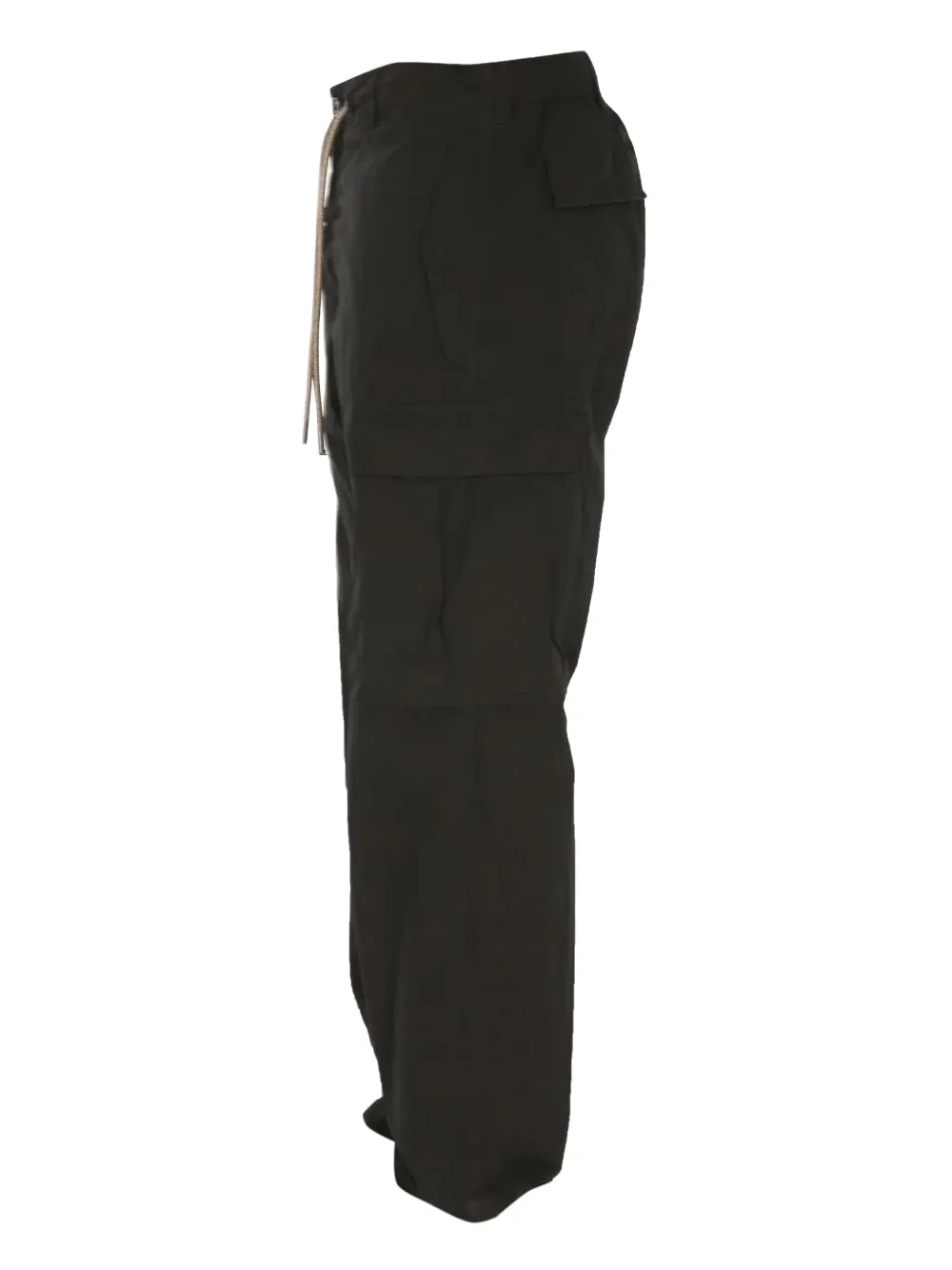 Aspesi Drawstring Trousers In Black