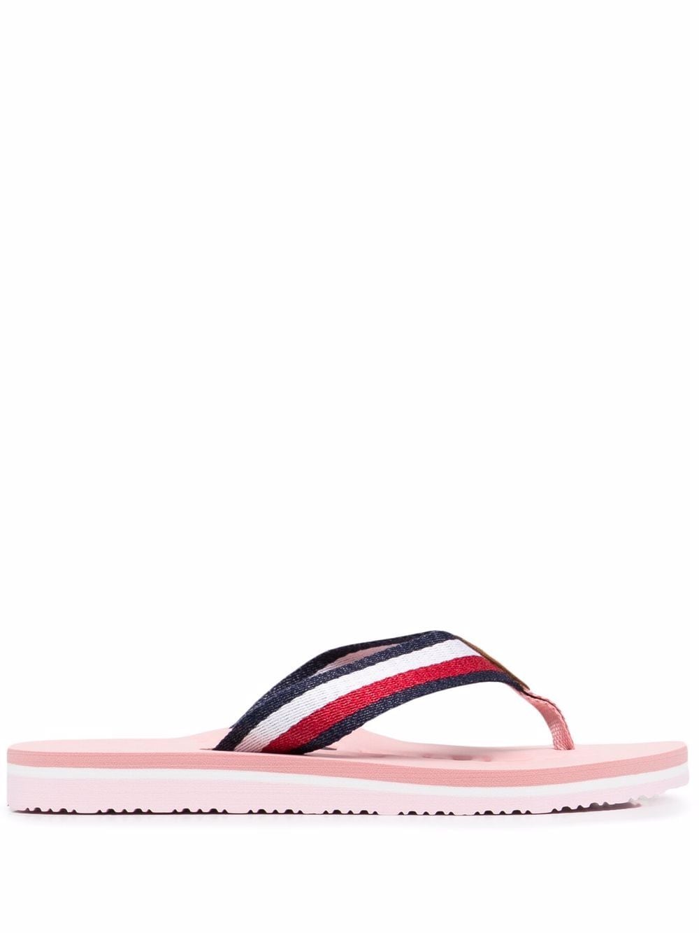 Tommy Hilfiger tri-stripe thong strap beach sandals Розовый FW0FW05667 16819743