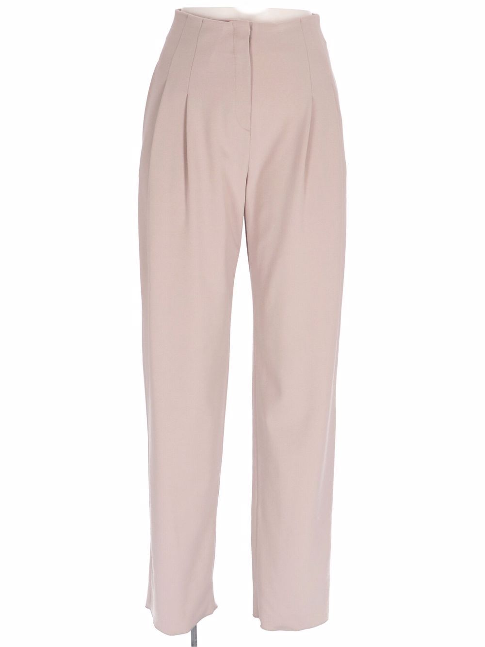 

Emporio Armani pantalones rectos con tiro alto - Rosado