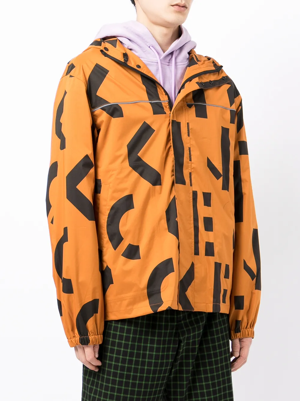 фото Kenzo парка на молнии с логотипом