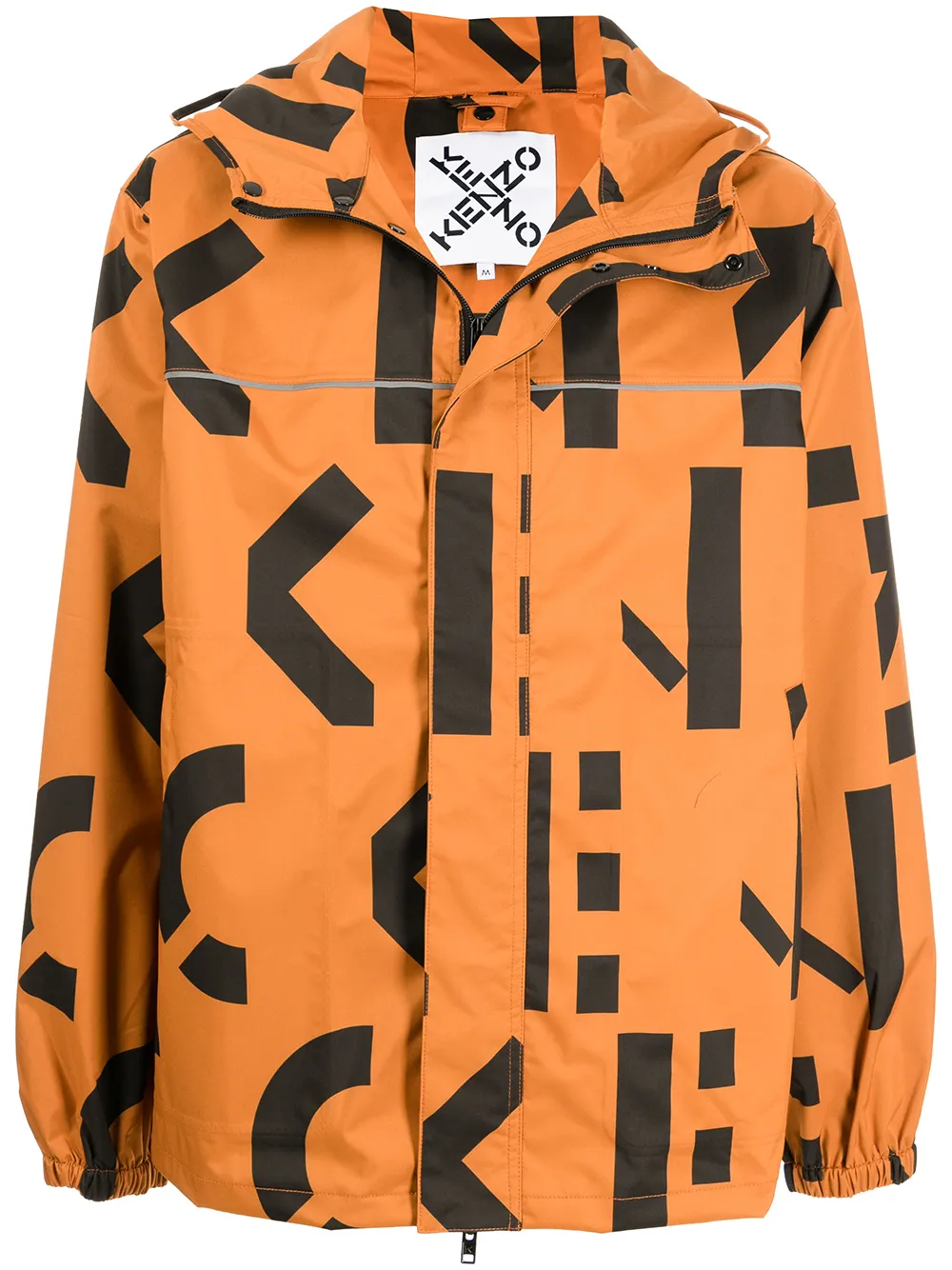 фото Kenzo парка на молнии с логотипом