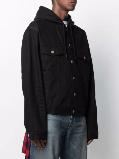 hooded denim jacket | Balenciaga 