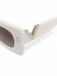 Valentino Eyewear Óculos de sol retangular VLogo