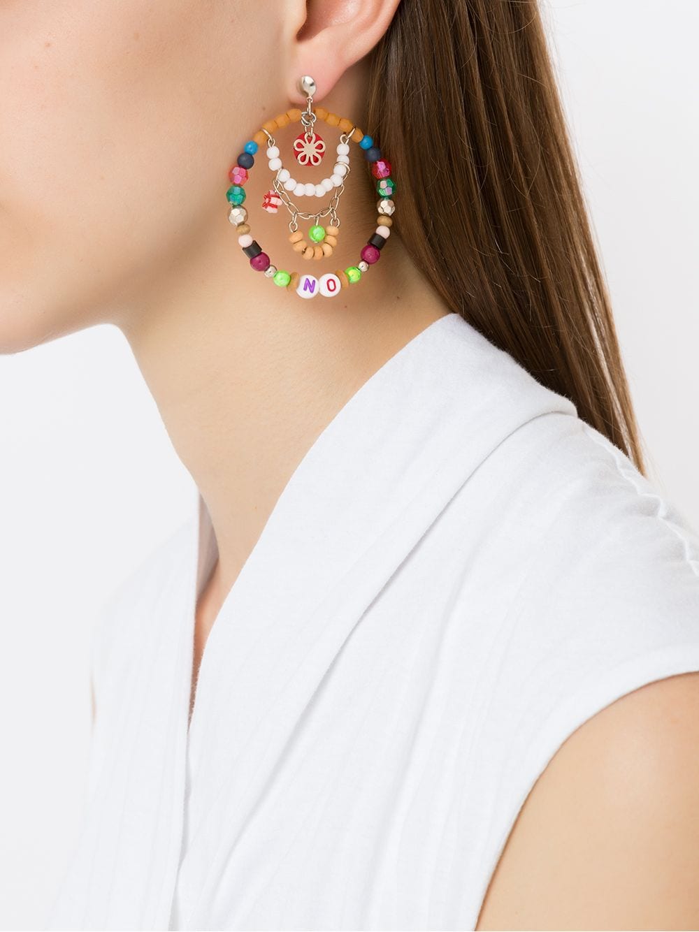 Shop Amir Slama Charms Earrings In Mehrfarbig