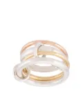 Spinelli Kilcollin 18kt rose gold, 18kt yellow gold and 925 sterling silver Hyacinth 4-linked ring