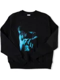 Kid Cudi x Champion Blue Photo ""Black"" crew neck sweatshirt