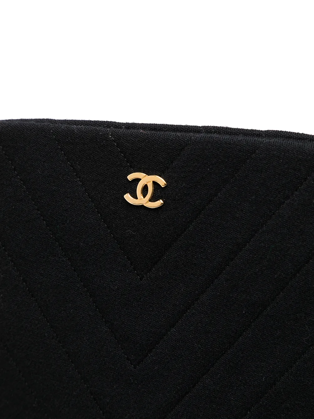 фото Chanel pre-owned сумка на плечо v-stitch 1990-х годов