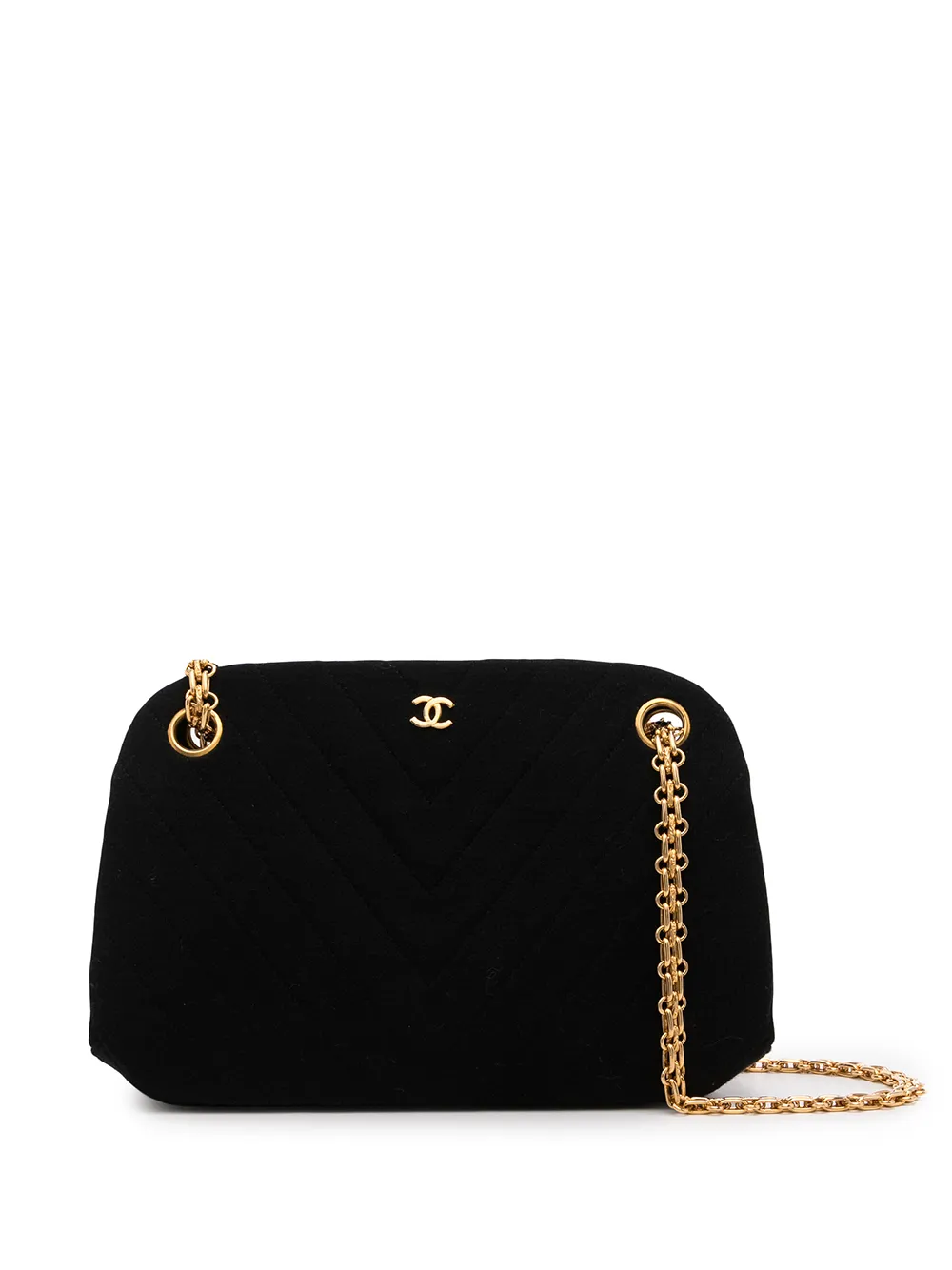 фото Chanel pre-owned сумка на плечо v-stitch 1990-х годов