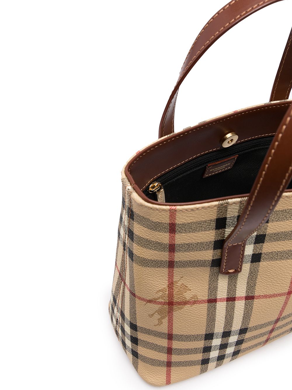 фото Burberry pre-owned сумка-тоут в клетку house check