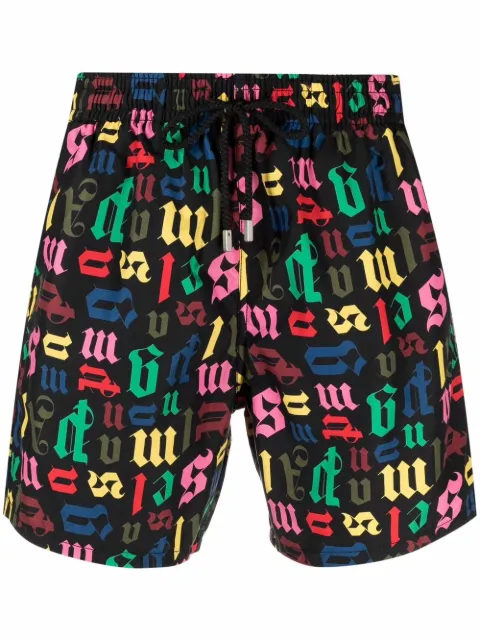 Palm Angels x Vilebrequin monogram-print swim shorts