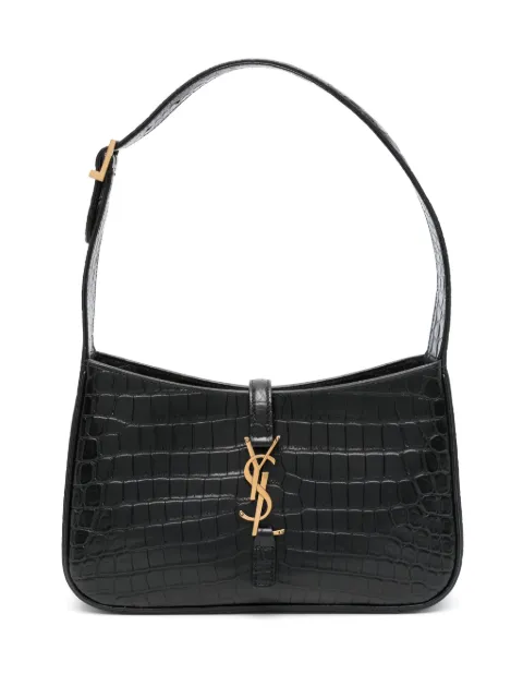 Saint Laurent 5A7 crocodile-effect shoulder bag WOMEN