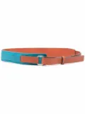 Gianfranco Ferré Pre-Owned 2000s lizard skin-effect belt - Blue