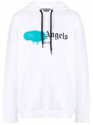 Palm Angels Ibiza sprayed logo hoodie 