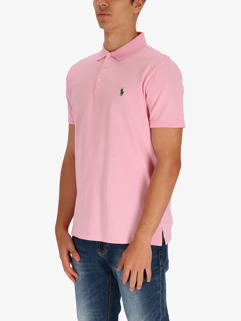 фото Polo ralph lauren рубашка поло из ткани пике
